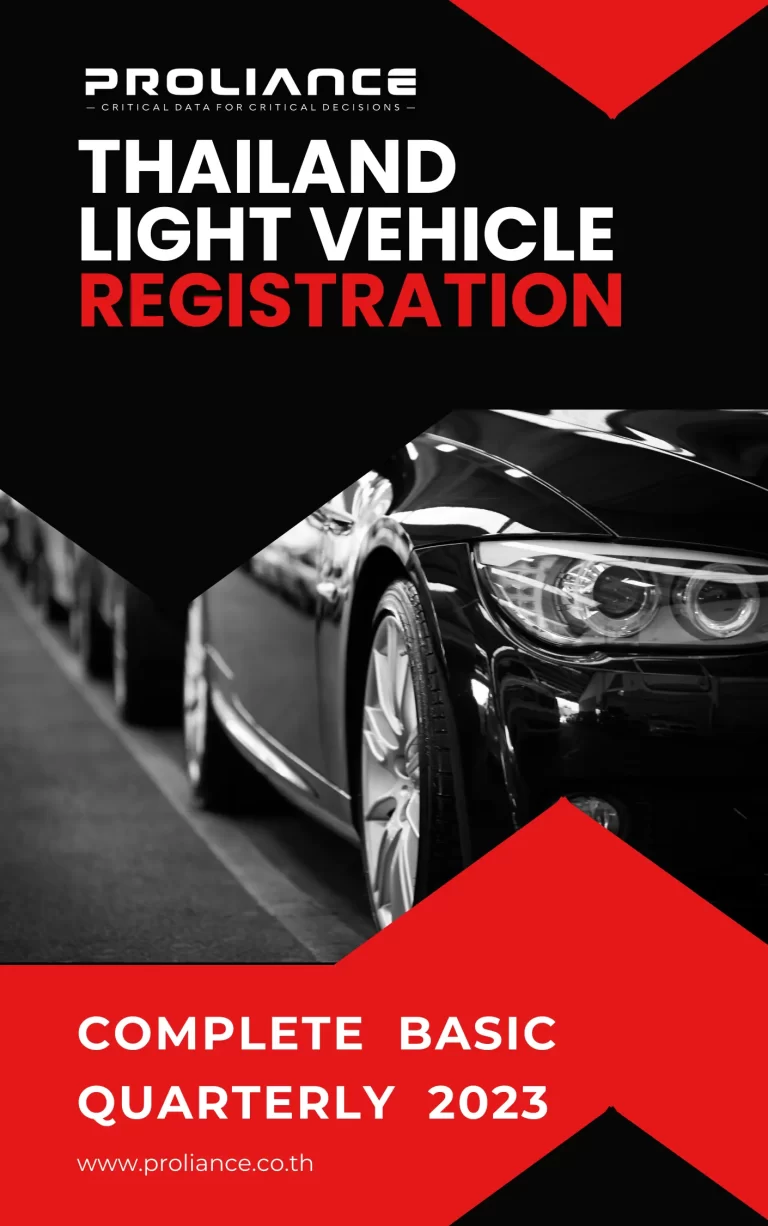 Thailand Light Vehicle Registration - Basic Quarterly Data 2023 1 Thailand light vehicle registration quarterly report 2023 featuring luxury car headlight detail